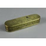 Antique Brass Pen Box