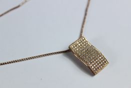 A Rose Gold (Metal) Necklace