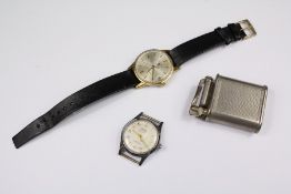 A Vintage Favre' Leuba Twin Power Wrist Watch