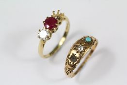 Vintage 18ct Gold Rings