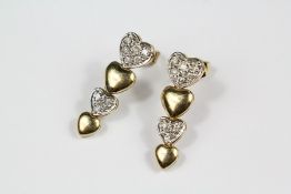 A Pair of 14ct Yellow Gold Studs