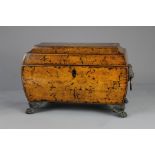 Regency Penwork Double Tea Caddy