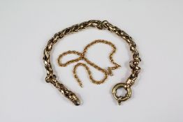 A Part 18ct Gold Bracelet