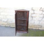 Antique Oak Corner Cupboard