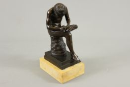 Bronze Sculpture 'Boy with Thorn'