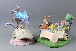 Two Large Walt Disney Porcelain 'Alice in Wonderland' Characters