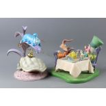 Two Large Walt Disney Porcelain 'Alice in Wonderland' Characters