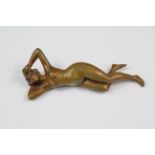 A Continental Bronze Feminine Nude Figurine