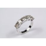 An 18ct White Gold Diamond Ring