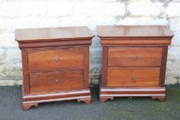 Two Canadian Bedside Cabinets