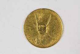 Qajar Dynasty - Shah Nasir al-Din (1848-1896) Gold Coin