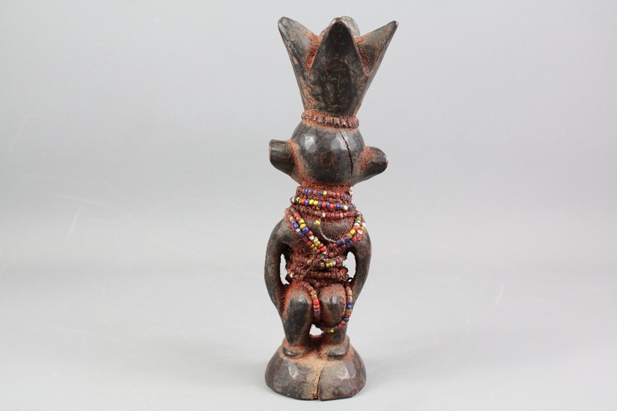 African Yoruba Ibejji Figure - Image 6 of 7