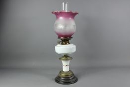 A Victorian Oil Lamp