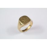 A 9ct Yellow Gold Signet Ring