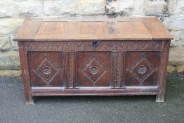 Antique Oak Coffer