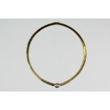 A 14ct Yellow Gold Collar Necklace