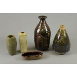 Five Studio Pottery Pots and Vases