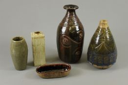 Five Studio Pottery Pots and Vases