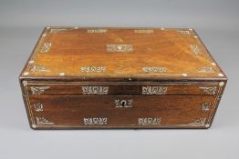 A Rosewood Writing Box