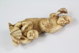 An Antique Ivory Carving