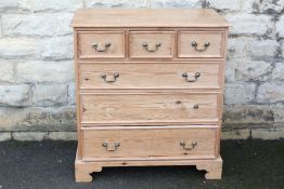 A Pine Chest of Drawers