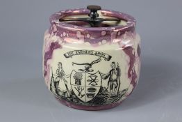 Grays Pottery Lustreware Tobacco Barrel