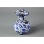 A Blue Murano 'End of Day' Vase