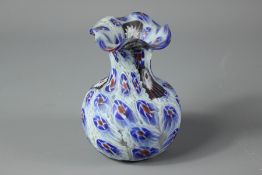 A Blue Murano 'End of Day' Vase