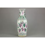 A 19th Century Chinese Famile Rose Vase