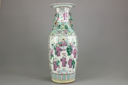 A 19th Century Chinese Famile Rose Vase