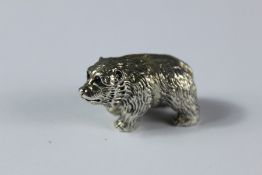 A Sterling Silver Bear