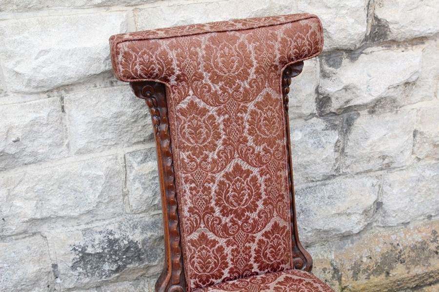 Antique Prayer Chair - Image 3 of 5