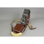 Vintage Franke & Heidecke Rolleicord Synchro Compur Camera