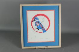 Richard Shorty (Canadian) Woodblock Print