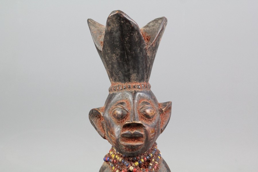African Yoruba Ibejji Figure - Image 3 of 7