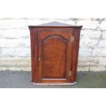 Antique Mahogany Corner Cupboard