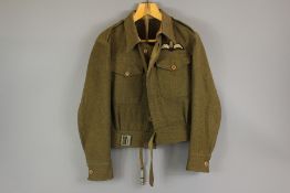 Two WWII RAF Battle Dress Blouses