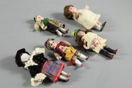 Antique Miniature Porcelain Dolls