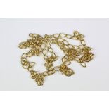 An 18ct Yellow Gold Chain, approx 25.8 gms.