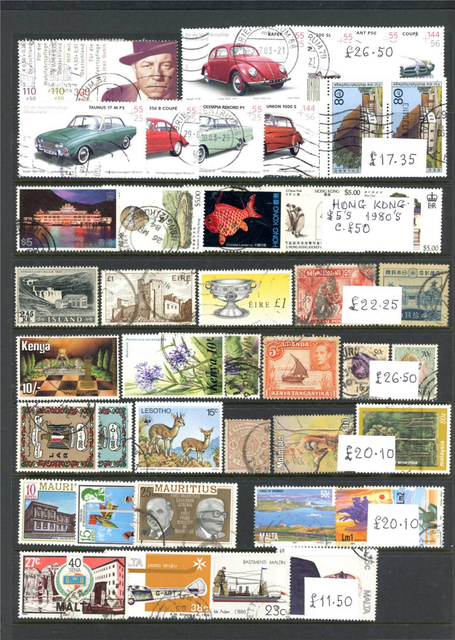 World stamps on Hagner sheets, most stamps Cat £2+. - Image 2 of 2