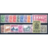 1938-48 set Mint incl. both 6d shades.