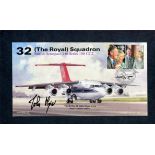 John Major: Autographed on 2005 Royal Wedding Royal Squadron BFPS 2840 Official FDC,