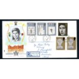 1969 Investiture Philart FDC with Buckingham Palace reg CDS. Handwritten address, fine.