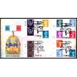 2000 (April 25th) New Definitives & Regionals all with cylinder numbers on The First Easter May-