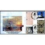 225th Anniversary of Turner's Birth Temeraire Street London SE16 (Payne) Official FDC, all stamps