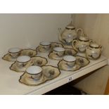 A JAPANESE EGG SHELL PORCELAIN TEA SET