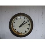 INDUSTRIAL STYLE WALL CLOCK BY ZEGAR WTORNY 50CM DIAMETER