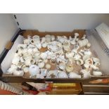 A QUANTITY OF GOSS AND OTHER CRESTED CHINA