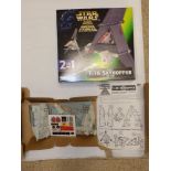 BOXED STAR WARS ITEMS - DARTH VADER, STAR DESTROYER, ACTION PLAY SET AND STAR WARS SKY HOPPER