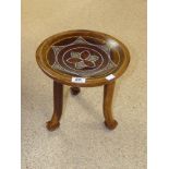 WOODEN TRIBAL STOOL 30.5 CMS